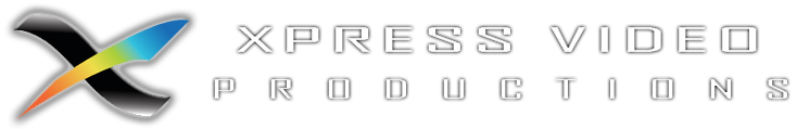 Xpress Video Productions Logo - White Text